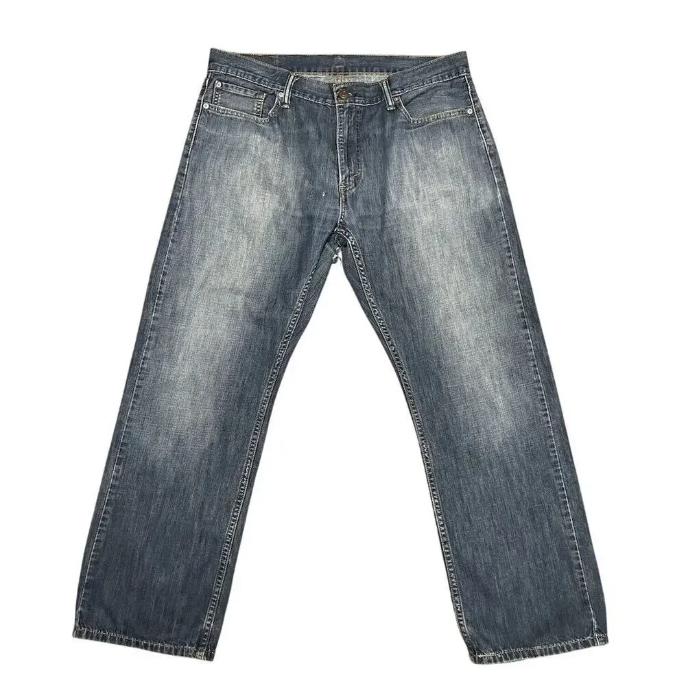 Levi’s Vintage Levi's 514 Men's Slim Straight Jeans W36 L30 Distressed Rip